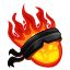 Server's play.flamefrags.com logo