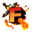 Server's play.flamefrags.com logo
