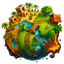 Server's play.mcglobe.net logo