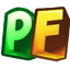 Server's play.peacefulfarms.net logo